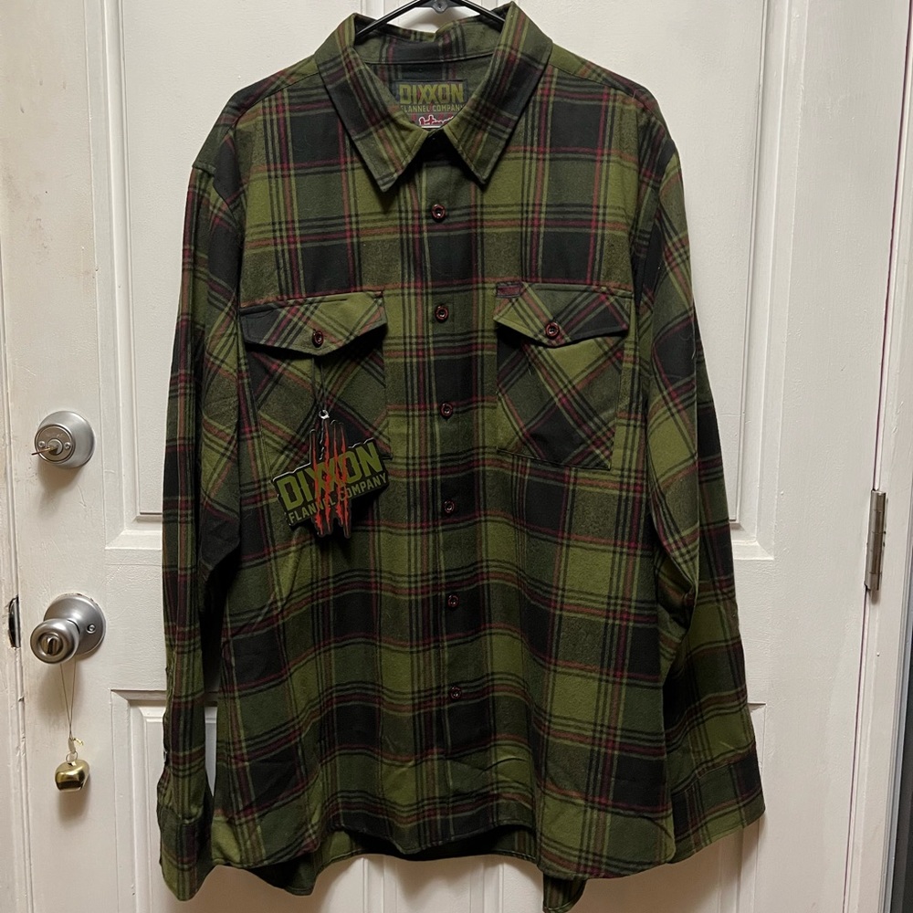 Dixxon XXL mens flannel, THE NIGHTMARE, worn twice, perfect condition, w/ tag